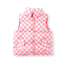 Load image into Gallery viewer, Checkered Puffer Vest