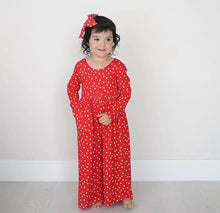 Load image into Gallery viewer, Ruby Dot Romper
