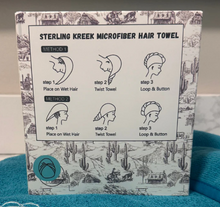 Load image into Gallery viewer, Sterling Kreek Hair Towel