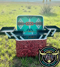 Load image into Gallery viewer, Tooled Makeup Box