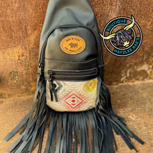 Load image into Gallery viewer, Fringe Leather Sling Crossbody