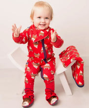Load image into Gallery viewer, Highland Cow Zip Up Romper