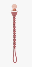 Load image into Gallery viewer, Silicone One-Piece Pacifier Clips