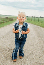 Load image into Gallery viewer, Two Toned Denim Vest, Size 0-5T
