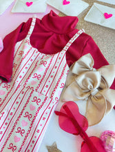 Load image into Gallery viewer, Coquette Pink Romper
