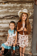 Load image into Gallery viewer, Out West Cowgirl Vintage Dress, 6-7
