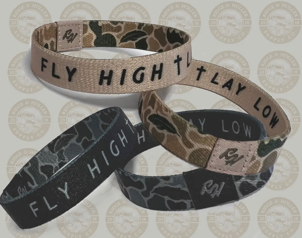 Fly High Lay Low Camo Bracelet