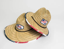 Load image into Gallery viewer, Patriotic Straw Hat
