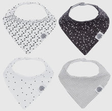 Load image into Gallery viewer, Bandana Bib Set (4 Pack)
