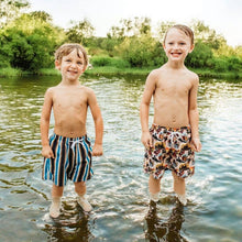 Load image into Gallery viewer, Old West Showdown Boys Swim Shorts, 6-7
