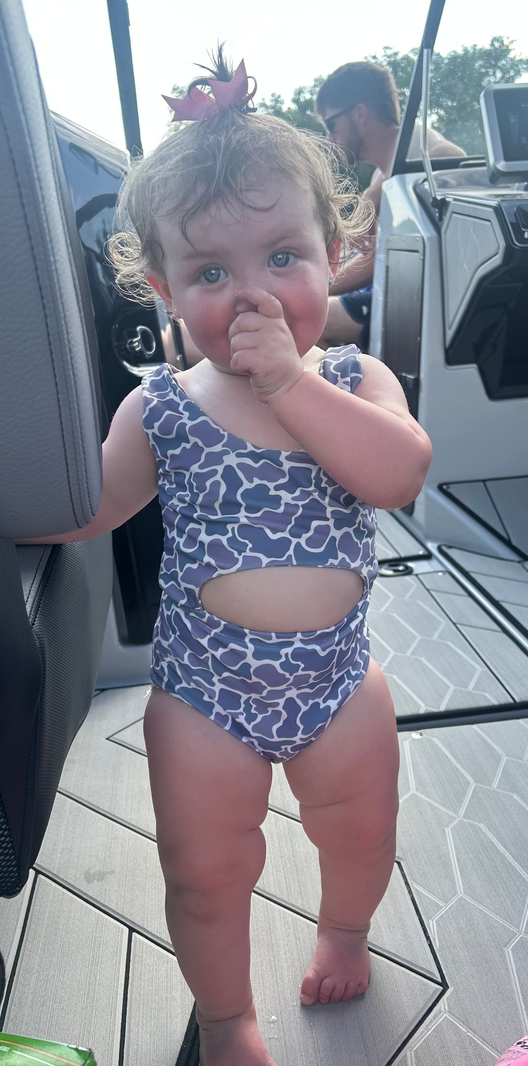 Camo Girls Swim Suit