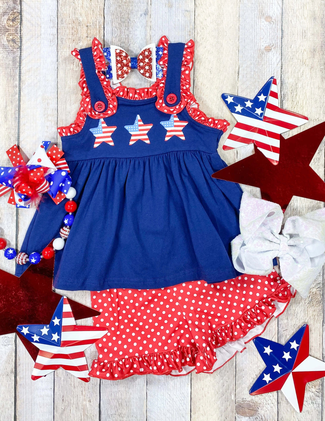 All American Ruffled Set