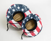 Load image into Gallery viewer, Patriotic Straw Hat
