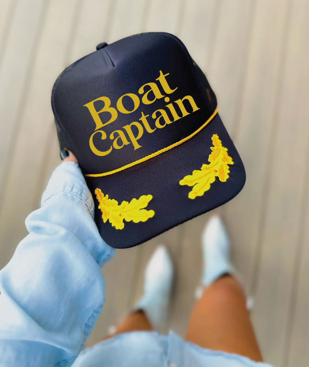 Boat Captain Trucker Cap