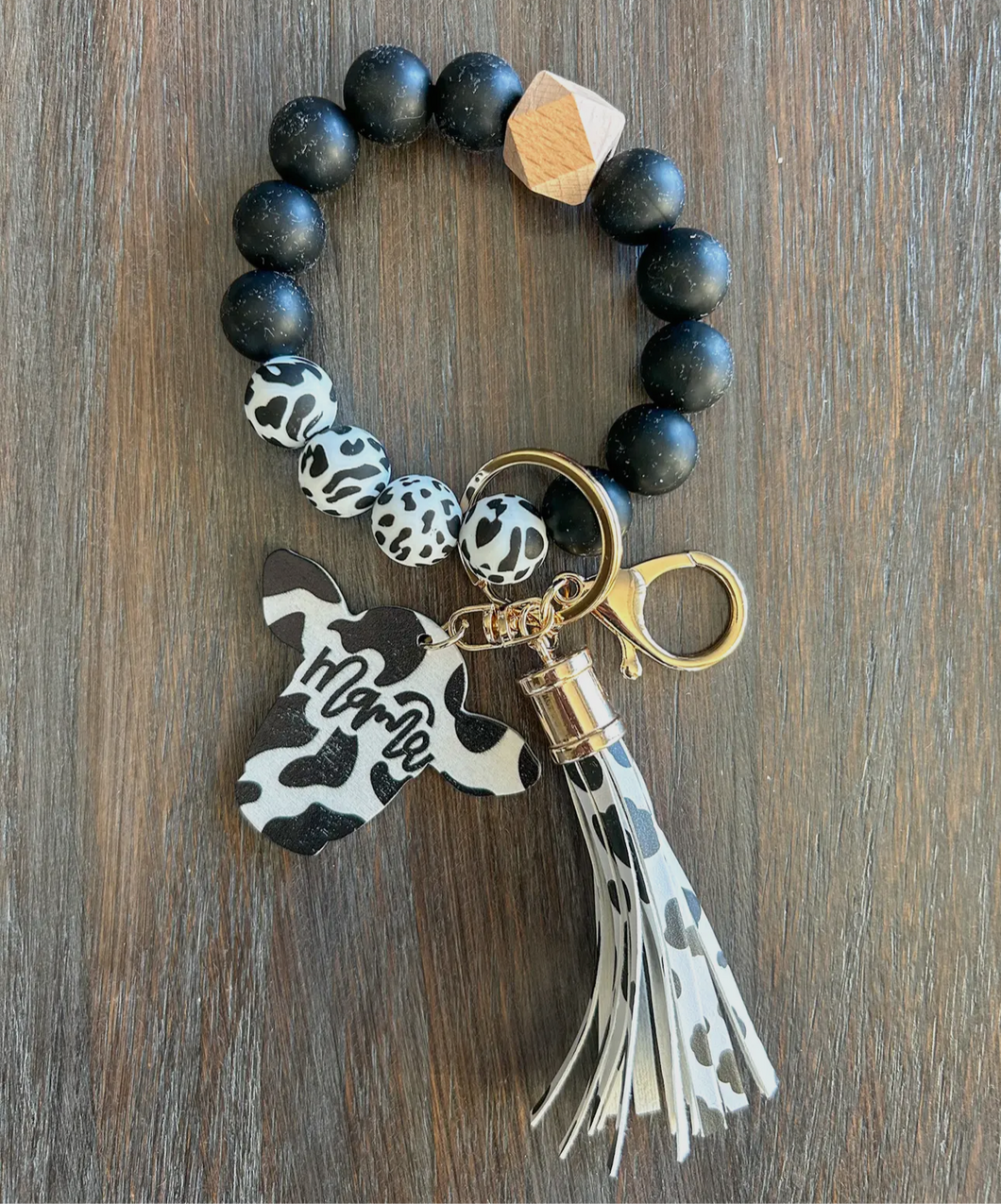 Western Mama Keychain Wristlet