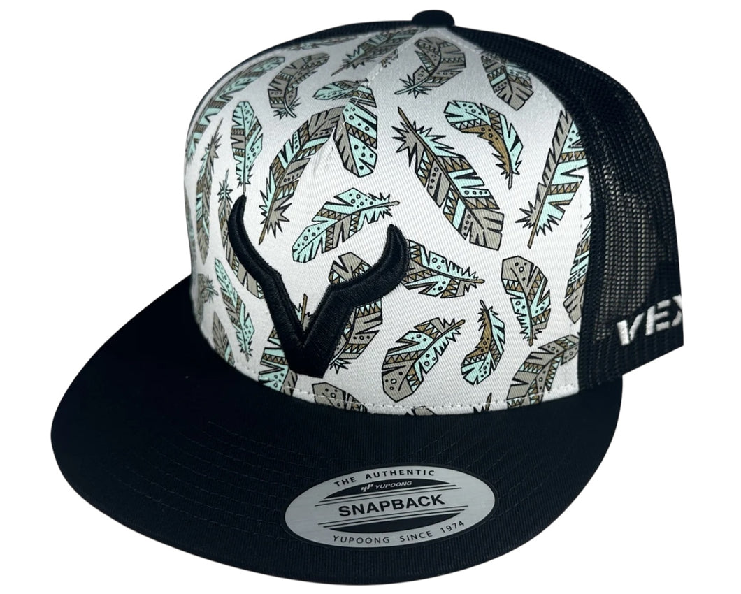Black Icon - Black/Feathers/Black Mesh