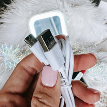 Load image into Gallery viewer, TWO-IN-ONE Light Up Travel Mirror
