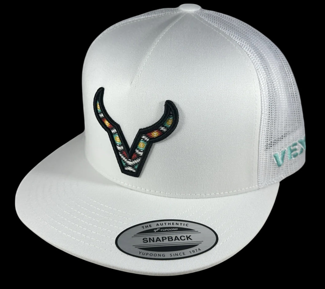 Vexil Aztec Icon - White/White Mesh