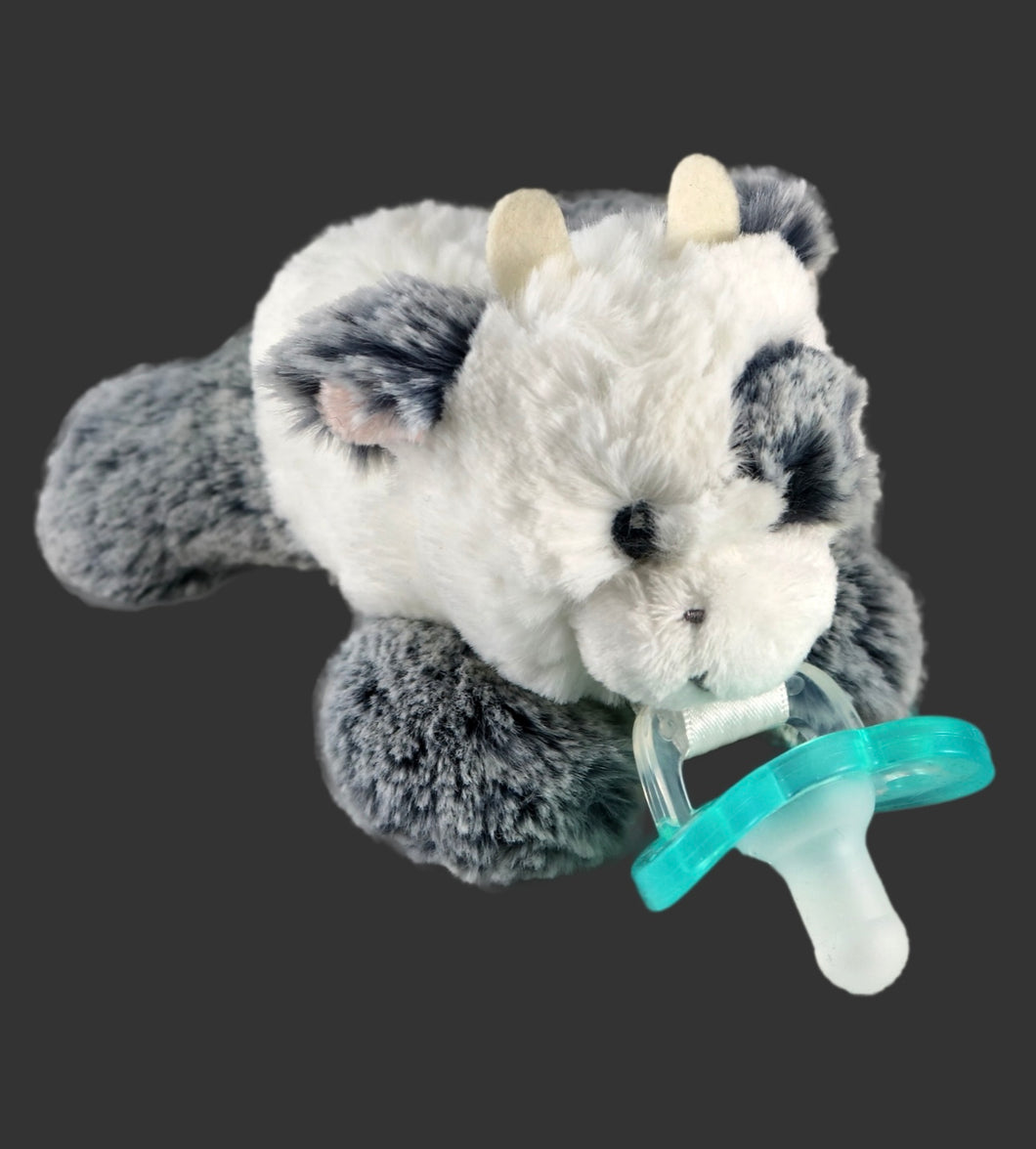 Razbuddy Coby Cow Paci/Teether Holder