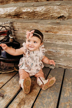 Load image into Gallery viewer, Out West Cowgirl Romper, Size 0-2T
