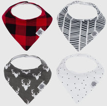 Load image into Gallery viewer, Bandana Bib Set (4 Pack)
