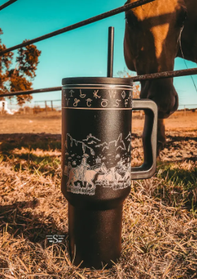 Black Cattle Drive 40oz Cup