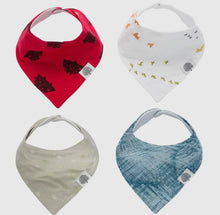 Load image into Gallery viewer, Bandana Bib Set (4 Pack)
