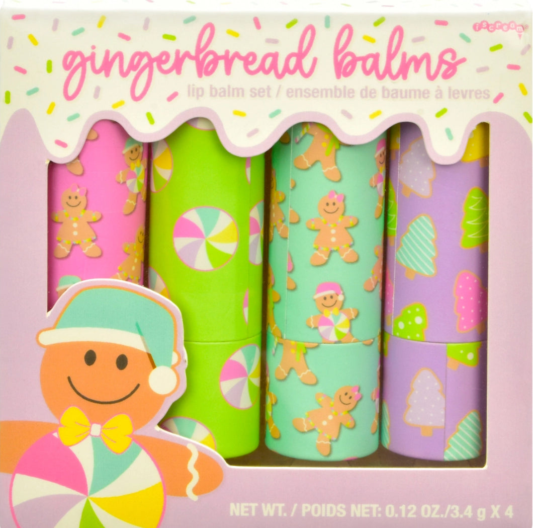 Gingerbread Lip Balm Set