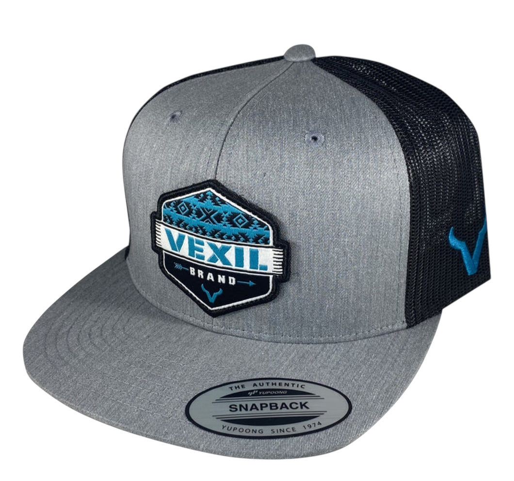 Dakota - Heather Grey/Black Mesh