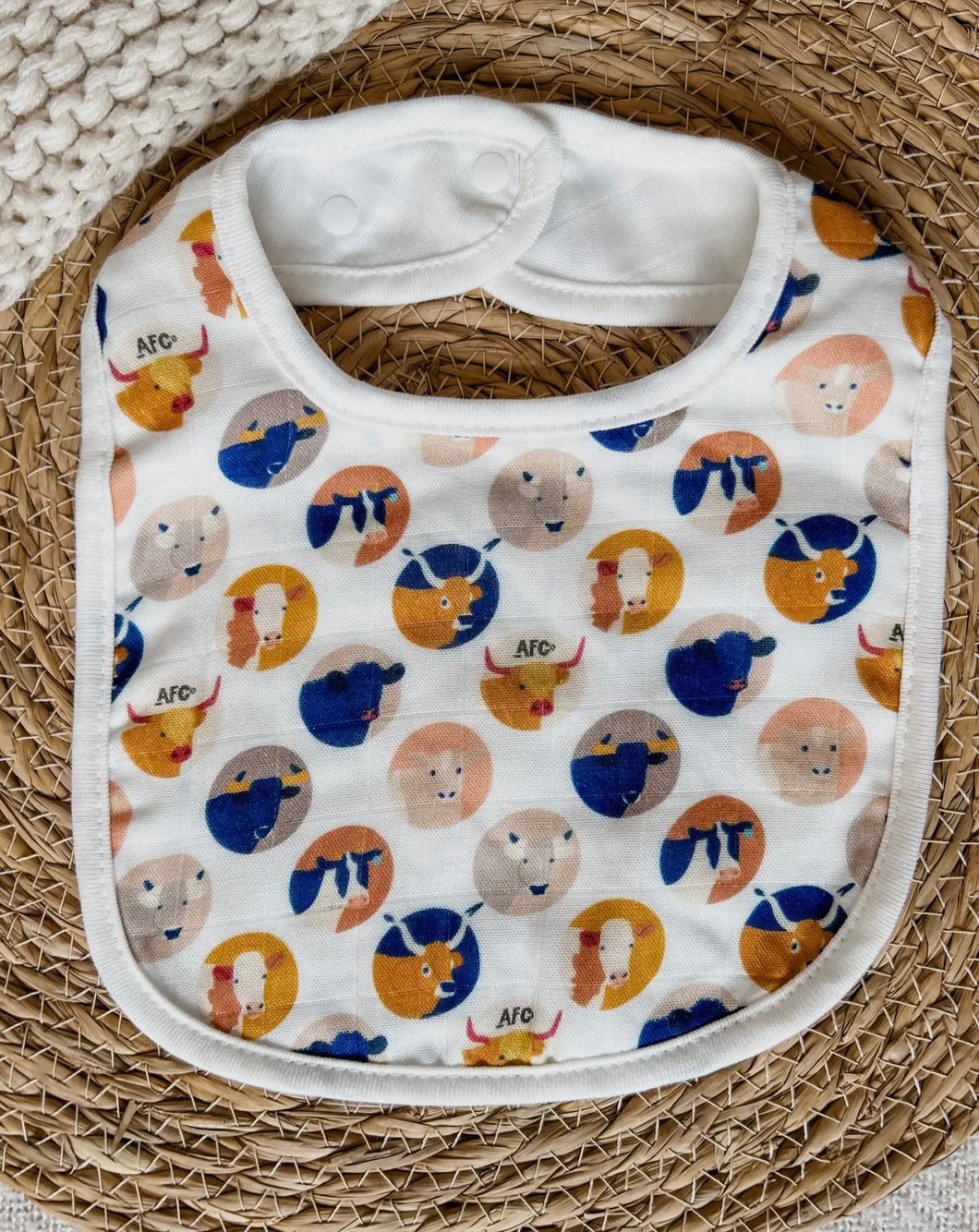 Circle Cow Bib