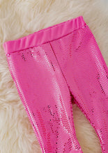 Load image into Gallery viewer, Hot Pink Shimmery Bell Pants
