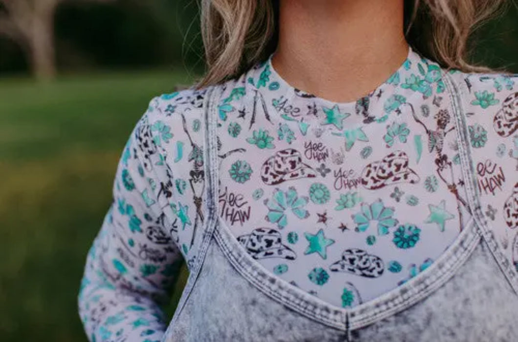 Yeehaw Mesh Top