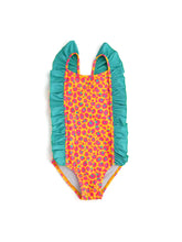 Load image into Gallery viewer, Kelly Cheetah Neon One Piece Swimsuit
