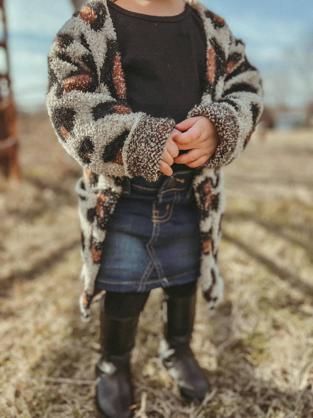 Leopard Fuzzy Cardigan