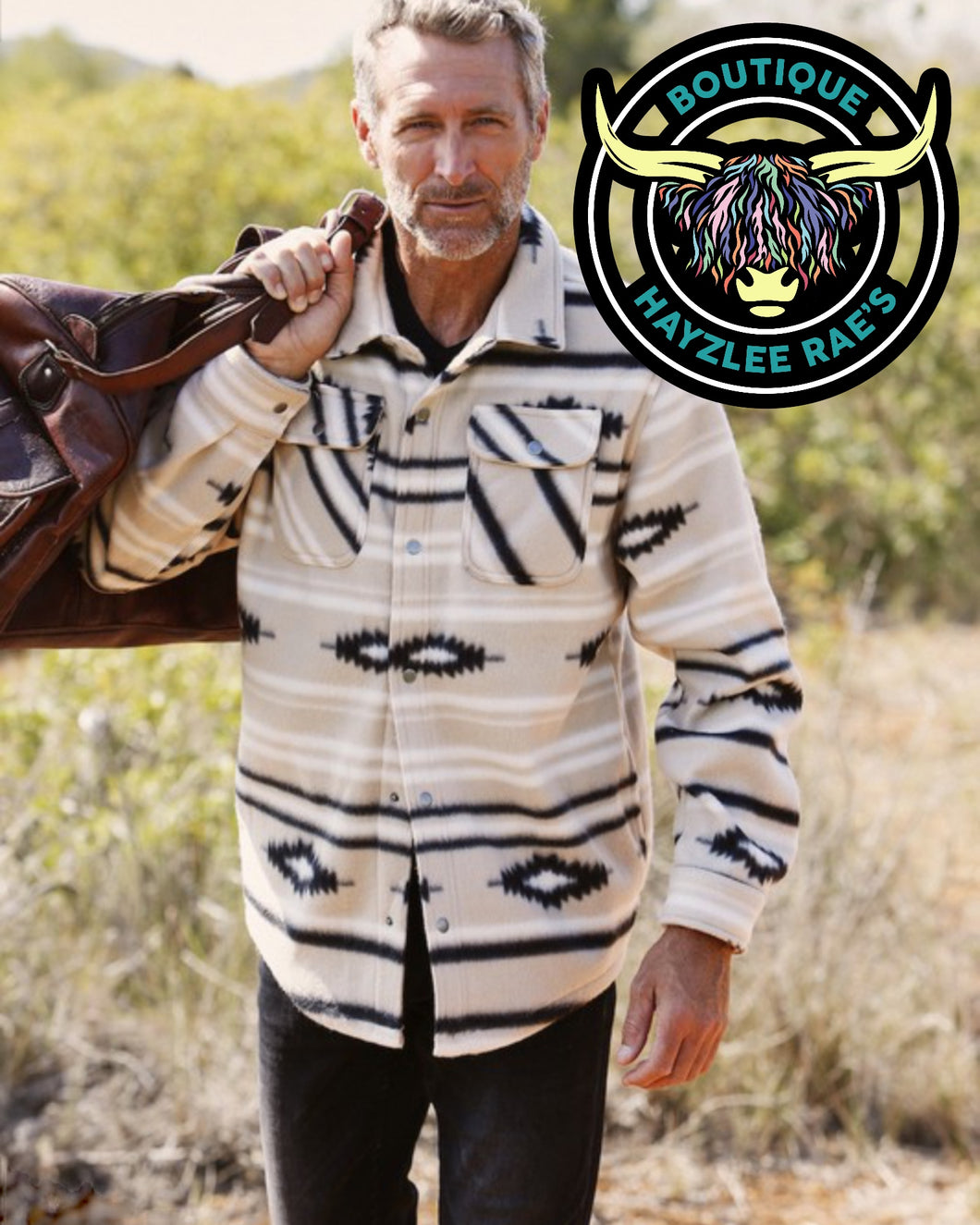 Aztec Shacket- Men’s