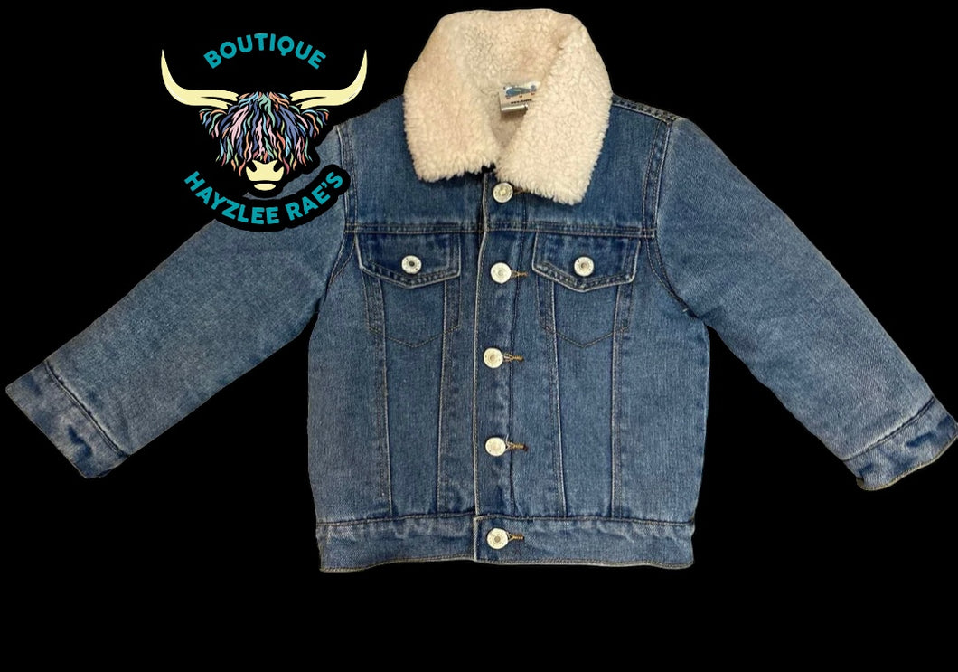 Lil’ Cowboy Denim Wool Jacket