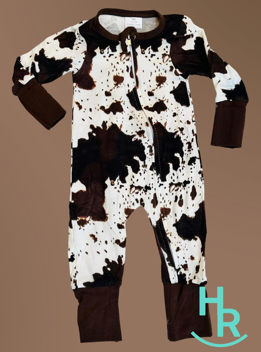 Cow Print Zippies