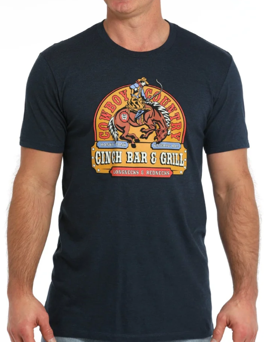 Cinch Mens Bar and Grill T-Shirt