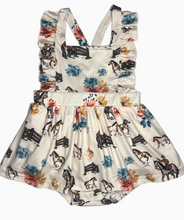Load image into Gallery viewer, Ranch Hand Cross Romper
