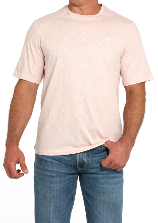 Cinch Men's Pink Logo T-Shirt
