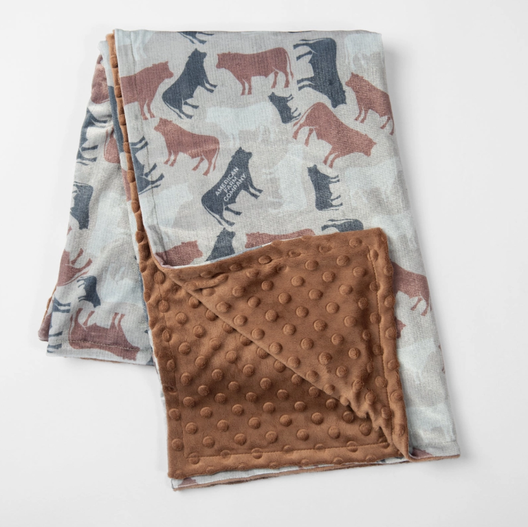 Cow Camo™ Minky Baby Blanket