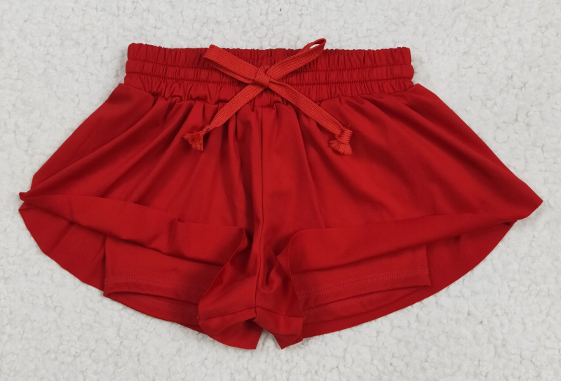Yoga Shorts- RED