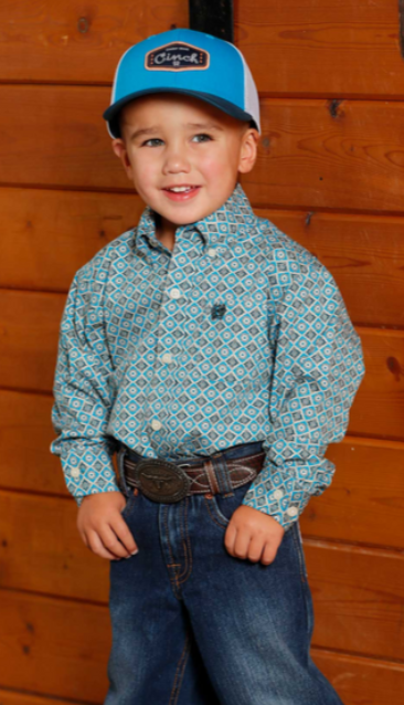 Cinch Boys Printed LS- Toddler & Baby