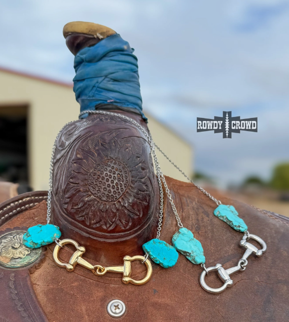 Turquoise Bit Necklace