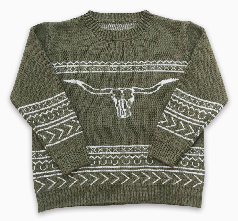 Lil' Cowboy Western Sweater