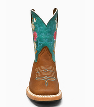 Load image into Gallery viewer, Turquoise Kids Wide Square Boot
