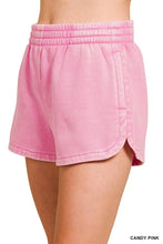 Load image into Gallery viewer, Fleece Shorts Acid Wash &amp; Solid
