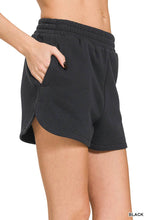 Load image into Gallery viewer, Fleece Shorts Acid Wash &amp; Solid
