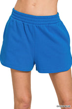 Load image into Gallery viewer, Fleece Shorts Acid Wash &amp; Solid
