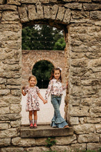 Load image into Gallery viewer, Aztec Flutter Sleeve Dress, 6-7

